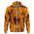 Three Skulls Flaming Hoodie High On Fire - Wonder Print Shop