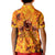 Three Skulls Flaming Kid Polo Shirt High On Fire - Wonder Print Shop