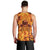 Three Skulls Flaming Men Tank Top High On Fire - Wonder Print Shop