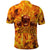 Three Skulls Flaming Polo Shirt High On Fire - Wonder Print Shop