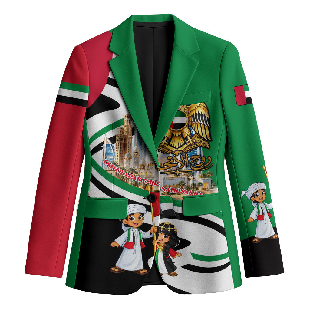 United Arab Emirates National Day Blazer UAE Flag Golden Falcon Emblem Patriotic Pride