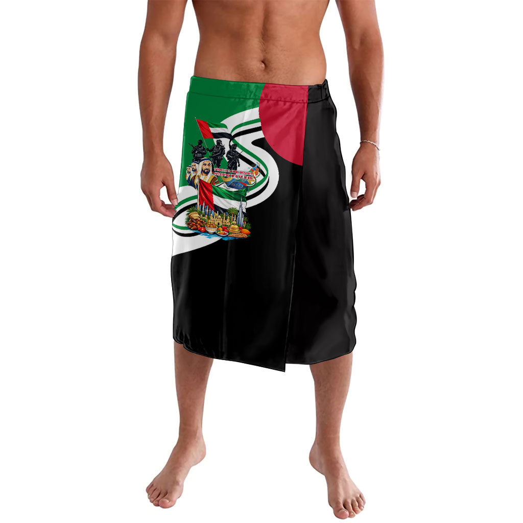 United Arab Emirates National Day Lavalava UAE Flag Golden Falcon Emblem Patriotic Pride