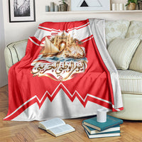 Bahrain National Day Blanket Cultural Flag Emblem Vintage Collage