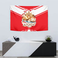 Bahrain National Day Tapestry Cultural Flag Emblem Vintage Collage