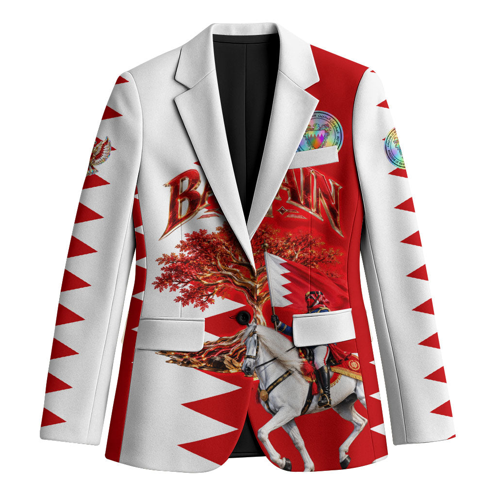 Bahrain National Day Blazer Cultural Emblem Flag Horse Knight