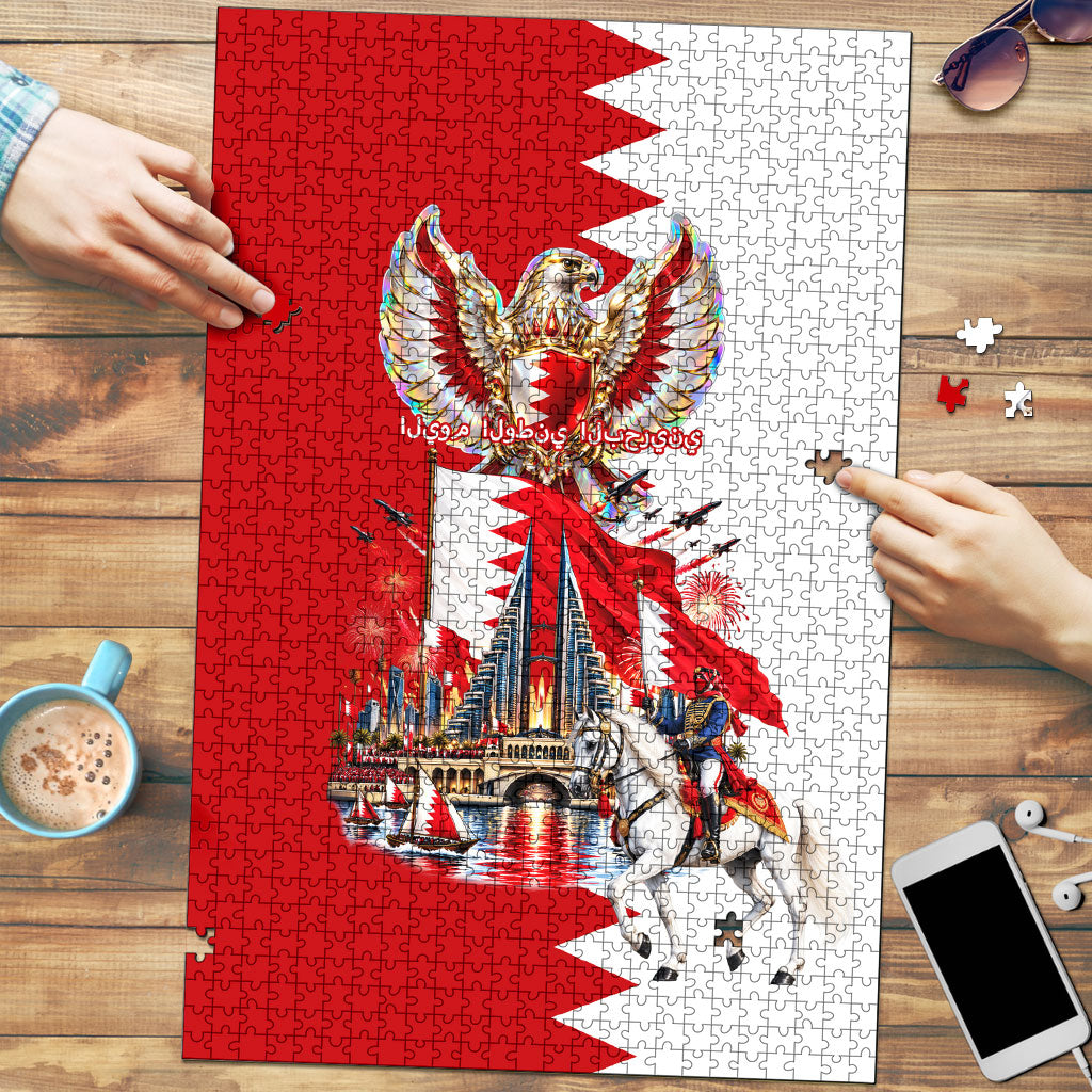 Bahrain National Day Puzzle Cultural Emblem Flag Horse Knight
