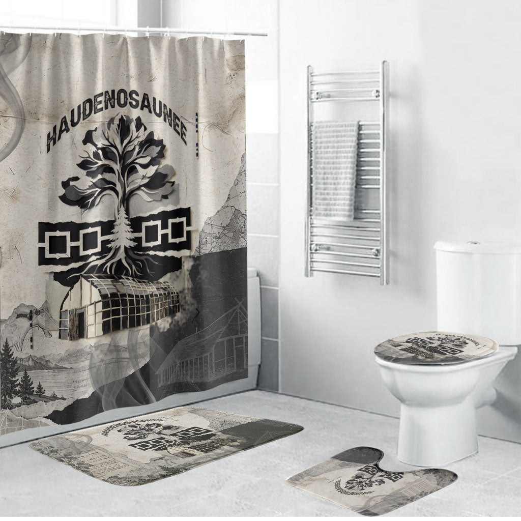 Haudenosaunee Tree Of Peace Bathroom Set Native American Iroquois Confederacy Tribal Symbol