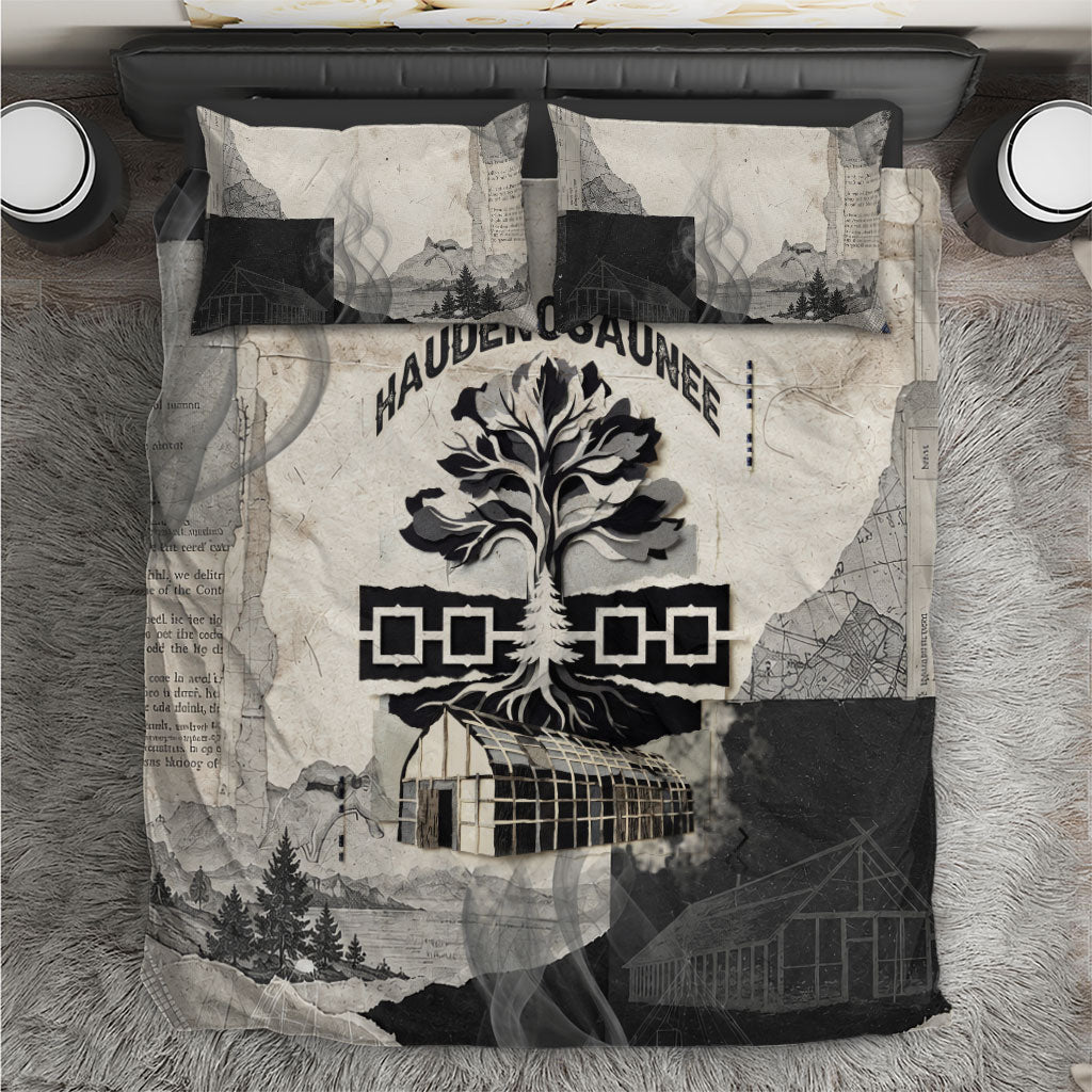 Haudenosaunee Tree Of Peace Bedding Set Native American Iroquois Confederacy Tribal Symbol