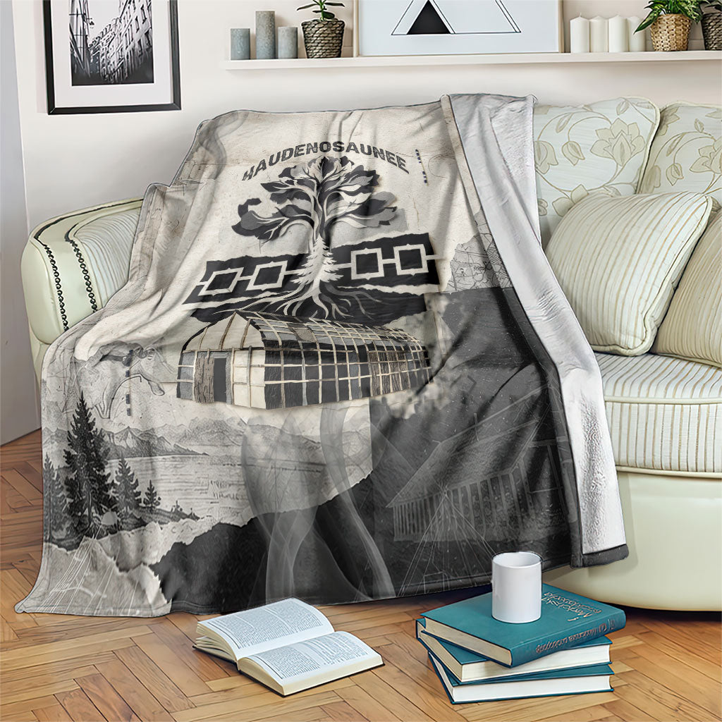 Haudenosaunee Tree Of Peace Blanket Native American Iroquois Confederacy Tribal Symbol