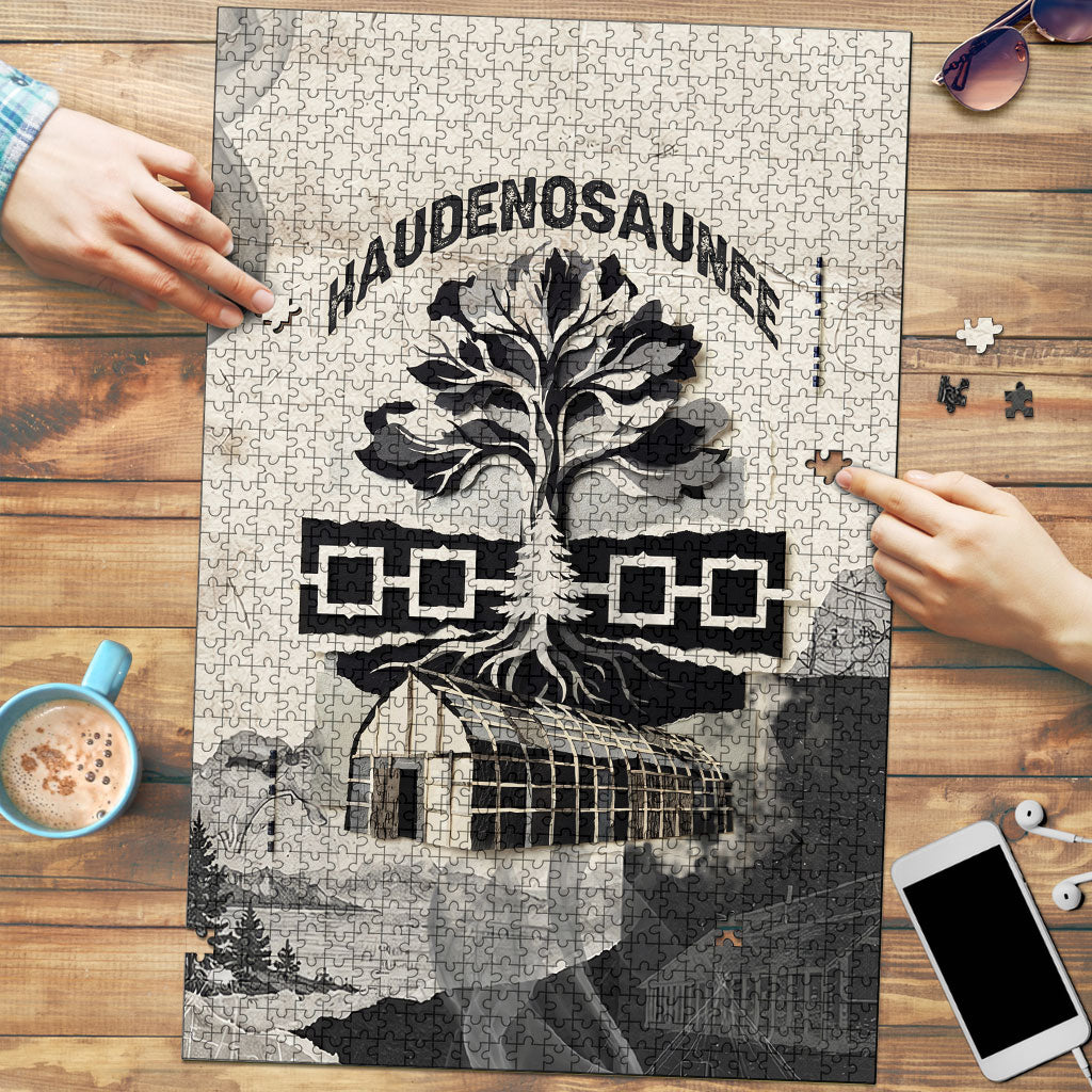 Haudenosaunee Tree Of Peace Puzzle Native American Iroquois Confederacy Tribal Symbol