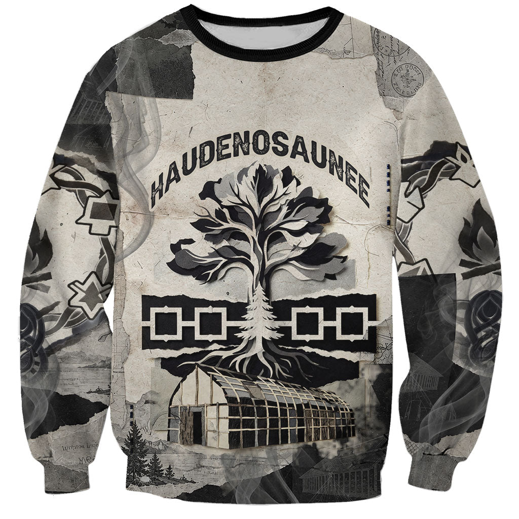 Haudenosaunee Tree Of Peace Sweatshirt Native American Iroquois Confederacy Tribal Symbol