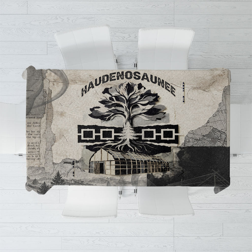 Haudenosaunee Tree Of Peace Tablecloth Native American Iroquois Confederacy Tribal Symbol
