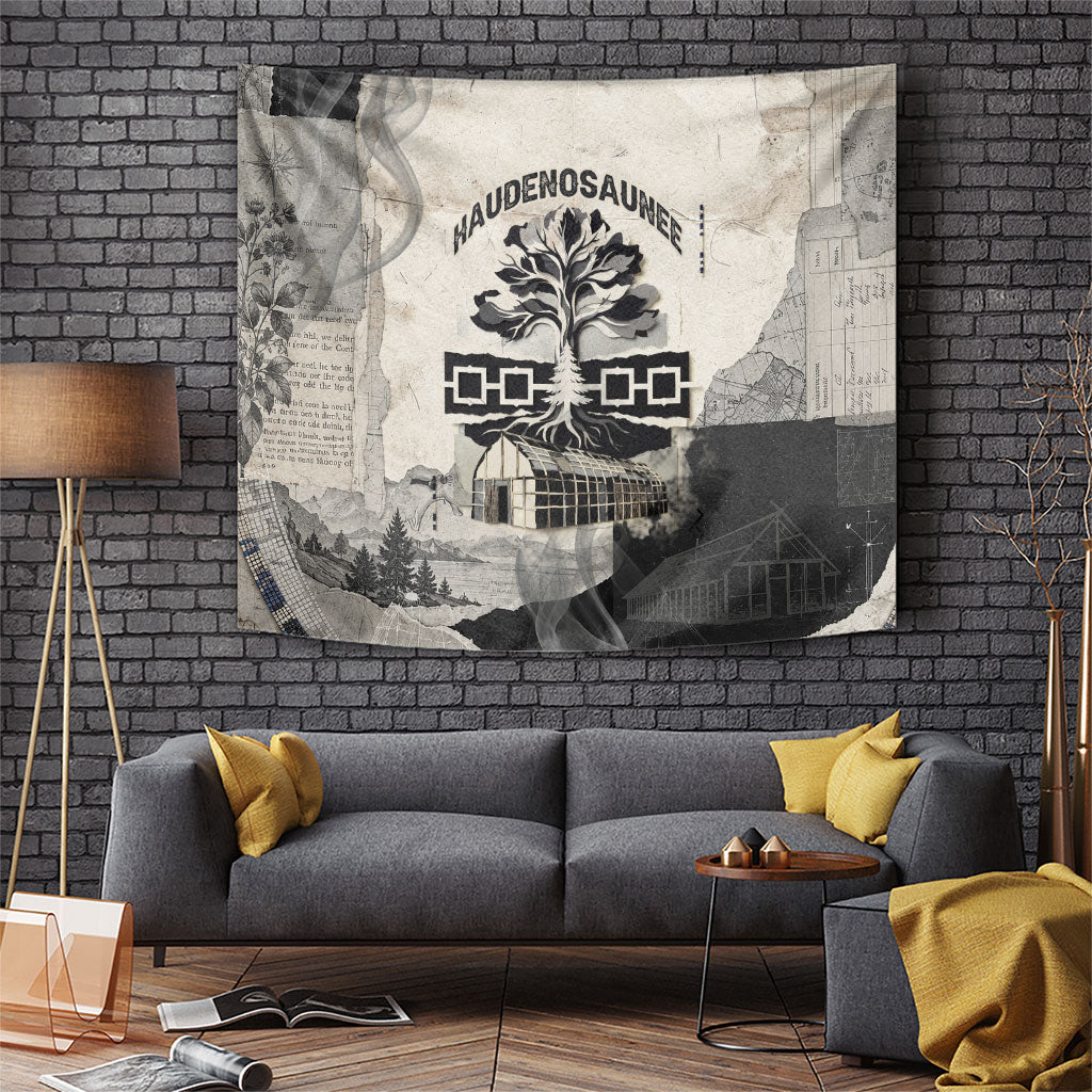 Haudenosaunee Tree Of Peace Tapestry Native American Iroquois Confederacy Tribal Symbol
