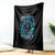 im-not-anti-social-mad-reaper-skull-blanket