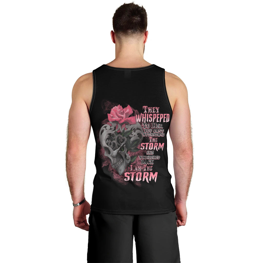 I Am The Storm Tattooed Skull Men Tank Top - Wonder Print Shop