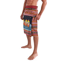 Funny Nutcracker Christmas Lavalava with Crack Deez Nuts Quote and Holiday Pattern Design - Wonder Print Shop