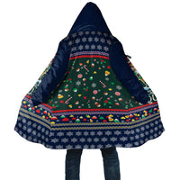 Nutcracker Squad Christmas Cloak with Candy Cane and Snowflake Holiday Design - Wonder Print Shop