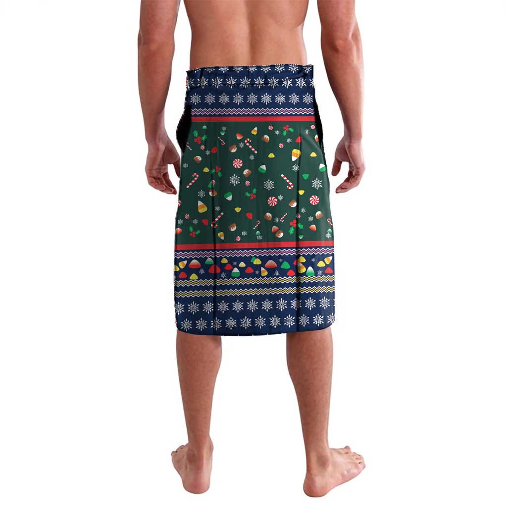 Nutcracker Squad Christmas Lavalava with Candy Cane and Snowflake Holiday Design - Wonder Print Shop