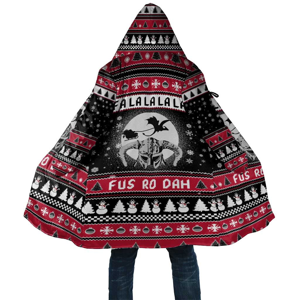 Fa La La La Snowman Tree Xmas Christmas Cloak Xmas Holiday Patterns - Wonder Print Shop
