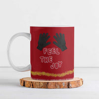Feel The Joy Christmas Ceramic Mug Xmas Holiday Patterns - Wonder Print Shop