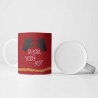 Feel The Joy Christmas Ceramic Mug Xmas Holiday Patterns - Wonder Print Shop