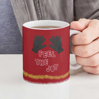 Feel The Joy Christmas Ceramic Mug Xmas Holiday Patterns - Wonder Print Shop