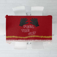 Feel The Joy Christmas Tablecloth Xmas Holiday Patterns - Wonder Print Shop