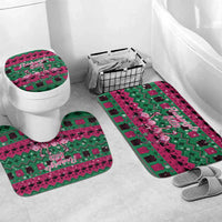 Firefighter Presents Christmas Bathroom Set Xmas Holiday Patterns - Wonder Print Shop