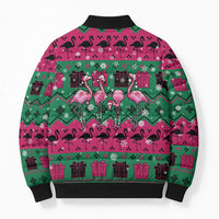 Firefighter Presents Christmas Bomber Puffer Jacket Xmas Holiday Patterns - Wonder Print Shop