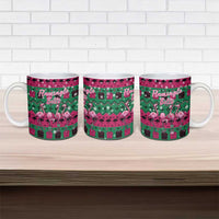 Firefighter Presents Christmas Ceramic Mug Xmas Holiday Patterns - Wonder Print Shop