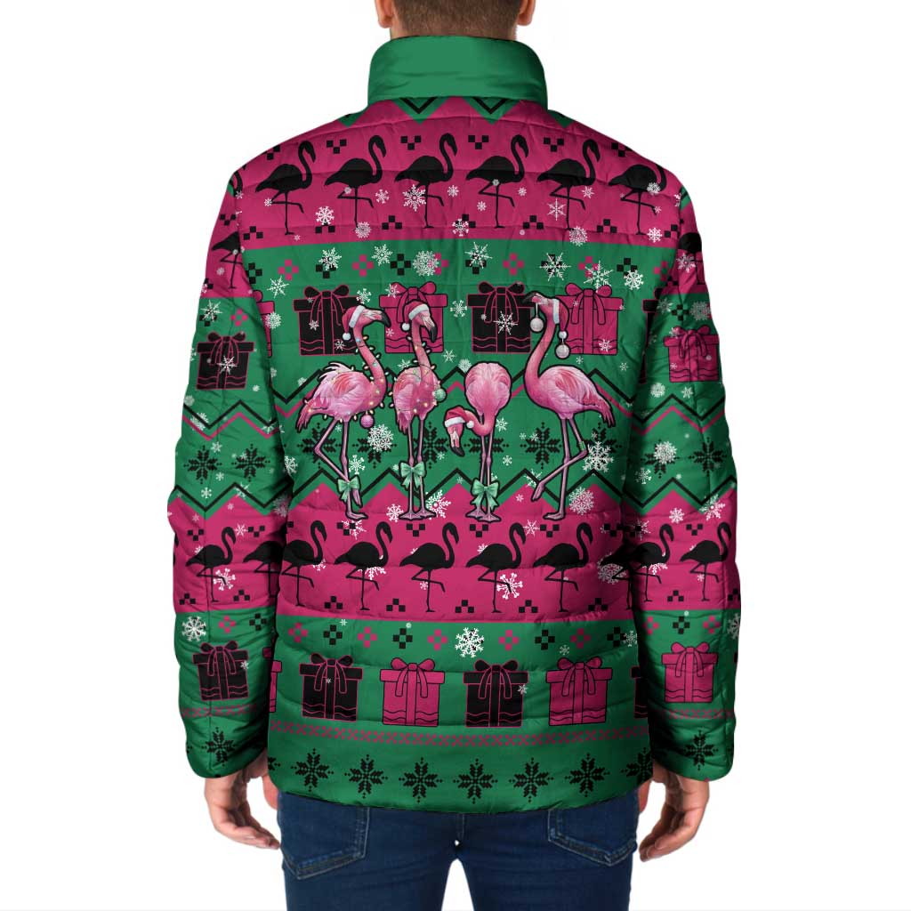 Firefighter Presents Christmas Padded Jacket Xmas Holiday Patterns - Wonder Print Shop
