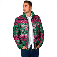 Firefighter Presents Christmas Padded Jacket Xmas Holiday Patterns - Wonder Print Shop