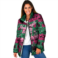 Firefighter Presents Christmas Padded Jacket Xmas Holiday Patterns - Wonder Print Shop