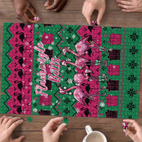 Firefighter Presents Christmas Puzzle Xmas Holiday Patterns - Wonder Print Shop