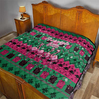 Firefighter Presents Christmas Quilt Xmas Holiday Patterns - Wonder Print Shop