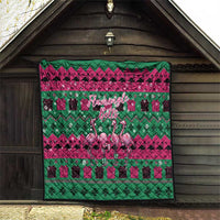 Firefighter Presents Christmas Quilt Xmas Holiday Patterns - Wonder Print Shop