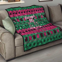 Firefighter Presents Christmas Quilt Xmas Holiday Patterns - Wonder Print Shop