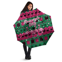 Firefighter Presents Christmas Umbrella Xmas Holiday Patterns - Wonder Print Shop