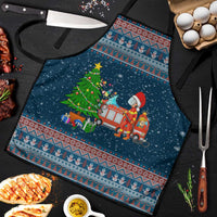 Flamingle Bells Xmas Christmas Apron Xmas Holiday Patterns - Wonder Print Shop