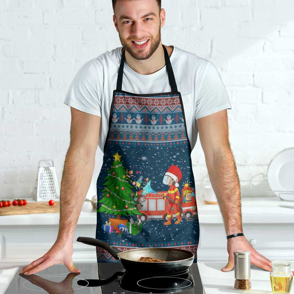 Flamingle Bells Xmas Christmas Apron Xmas Holiday Patterns - Wonder Print Shop