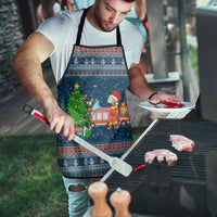 Flamingle Bells Xmas Christmas Apron Xmas Holiday Patterns - Wonder Print Shop