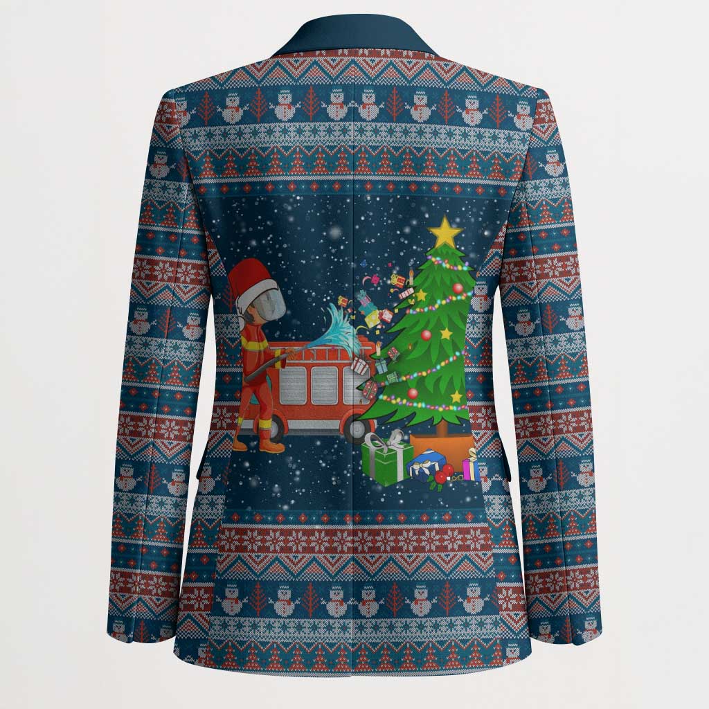 Flamingle Bells Xmas Christmas Blazer Xmas Holiday Patterns - Wonder Print Shop