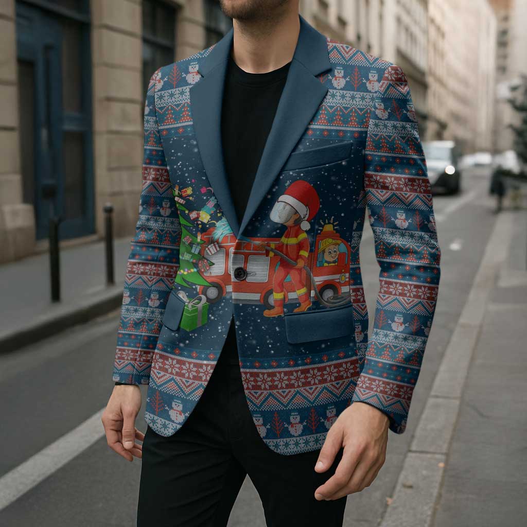 Flamingle Bells Xmas Christmas Blazer Xmas Holiday Patterns - Wonder Print Shop