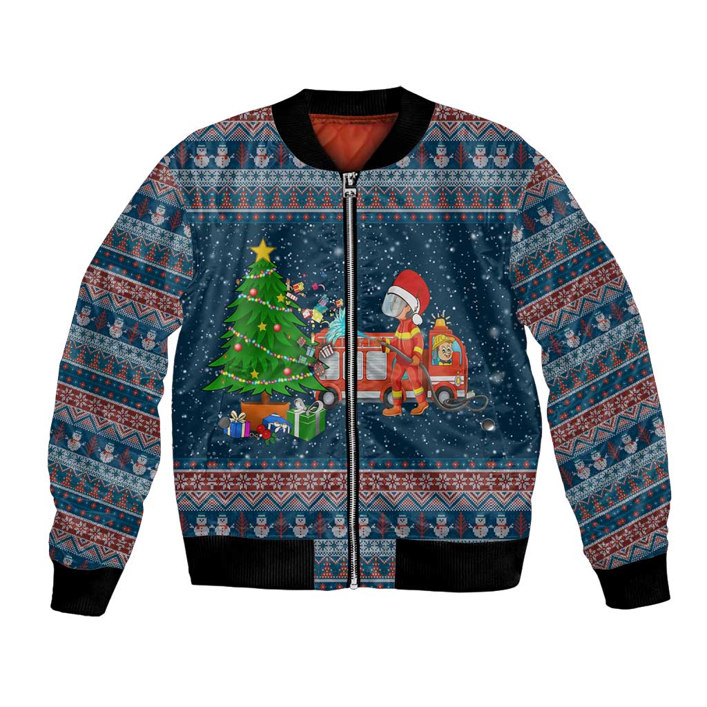 Flamingle Bells Xmas Christmas Bomber Jacket Xmas Holiday Patterns - Wonder Print Shop