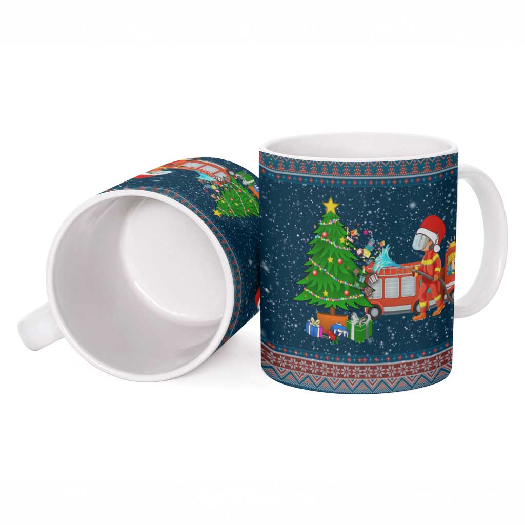Flamingle Bells Xmas Christmas Ceramic Mug Xmas Holiday Patterns - Wonder Print Shop