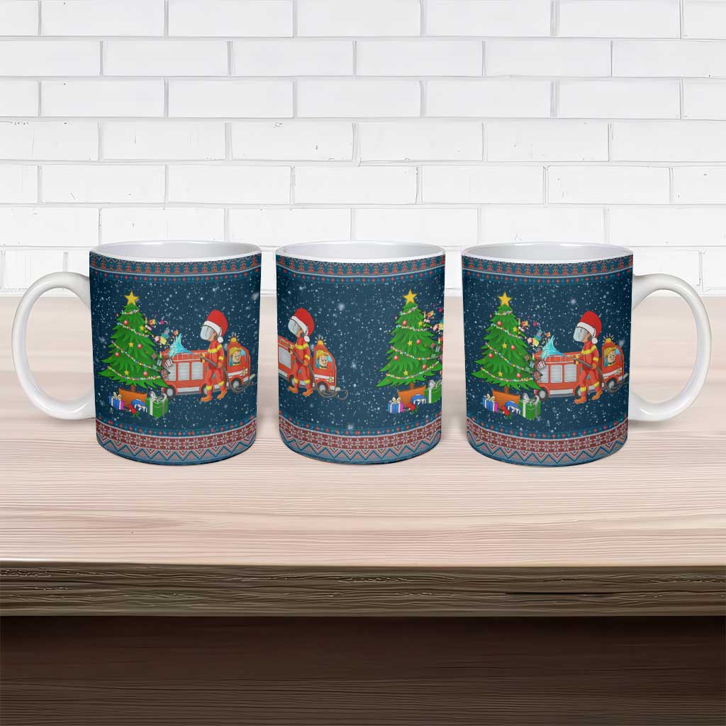 Flamingle Bells Xmas Christmas Ceramic Mug Xmas Holiday Patterns - Wonder Print Shop