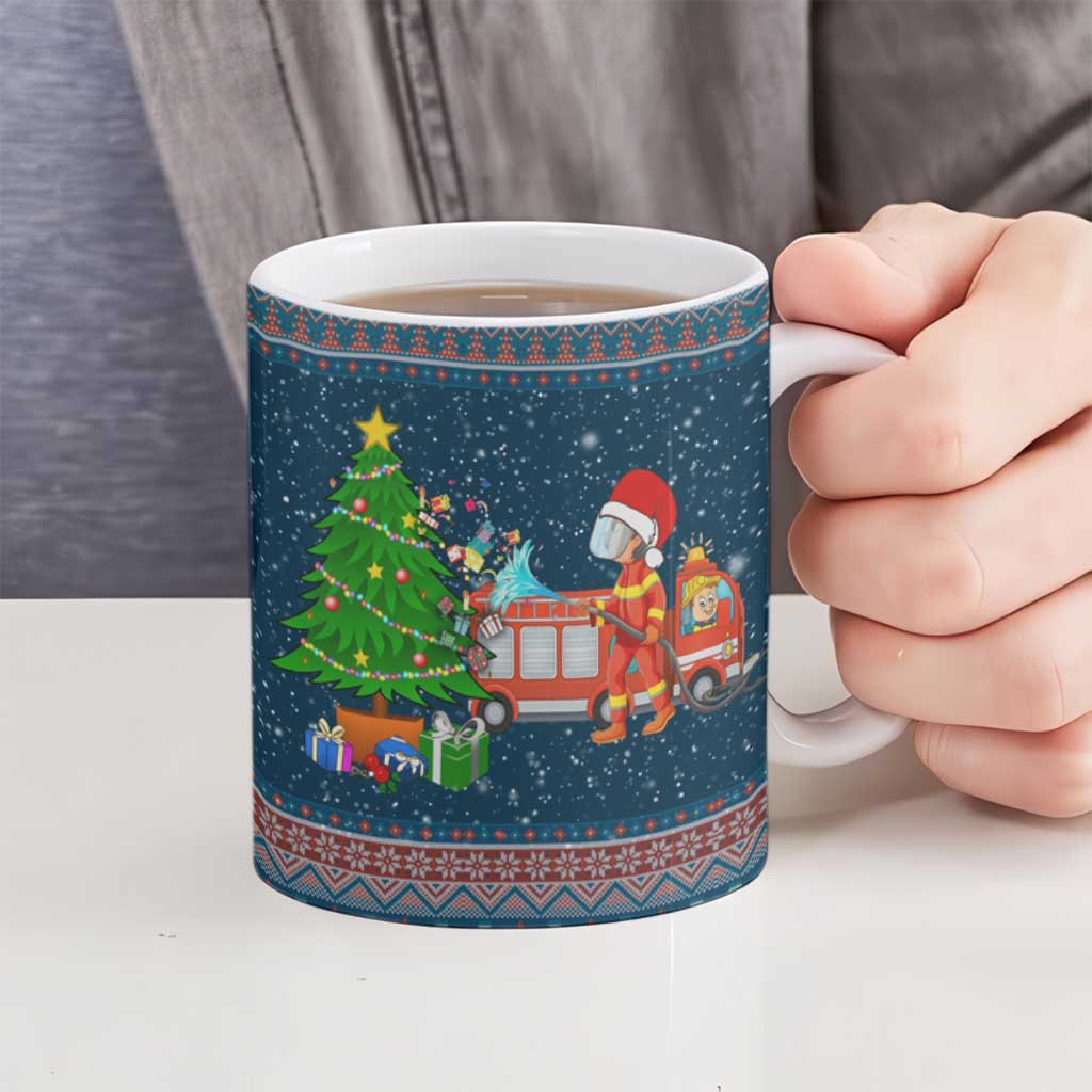 Flamingle Bells Xmas Christmas Ceramic Mug Xmas Holiday Patterns - Wonder Print Shop