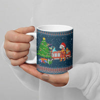 Flamingle Bells Xmas Christmas Ceramic Mug Xmas Holiday Patterns - Wonder Print Shop