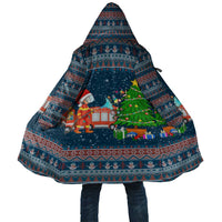 Flamingle Bells Xmas Christmas Cloak Xmas Holiday Patterns - Wonder Print Shop