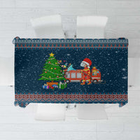 Flamingle Bells Xmas Christmas Tablecloth Xmas Holiday Patterns - Wonder Print Shop